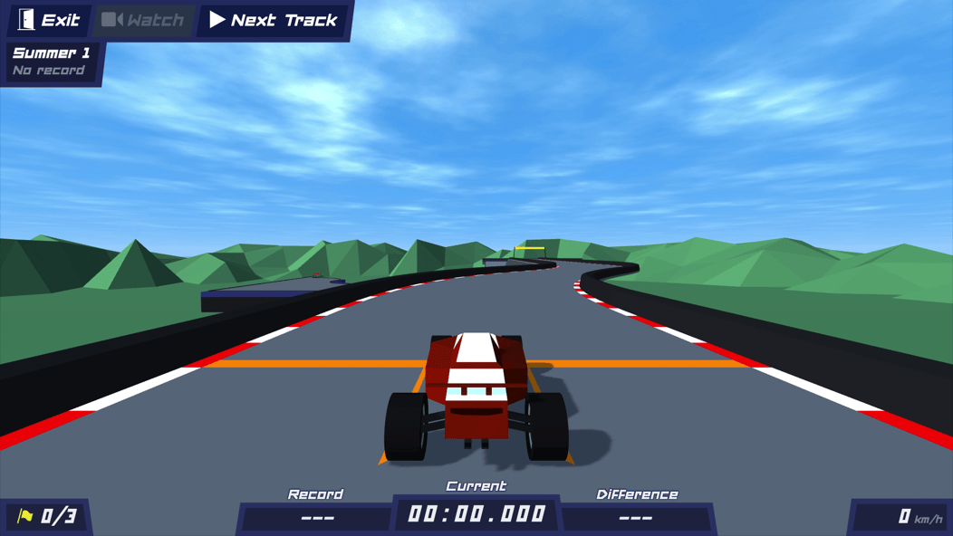 Polytrack Summer 1 Starting Grid Official Screenshot
